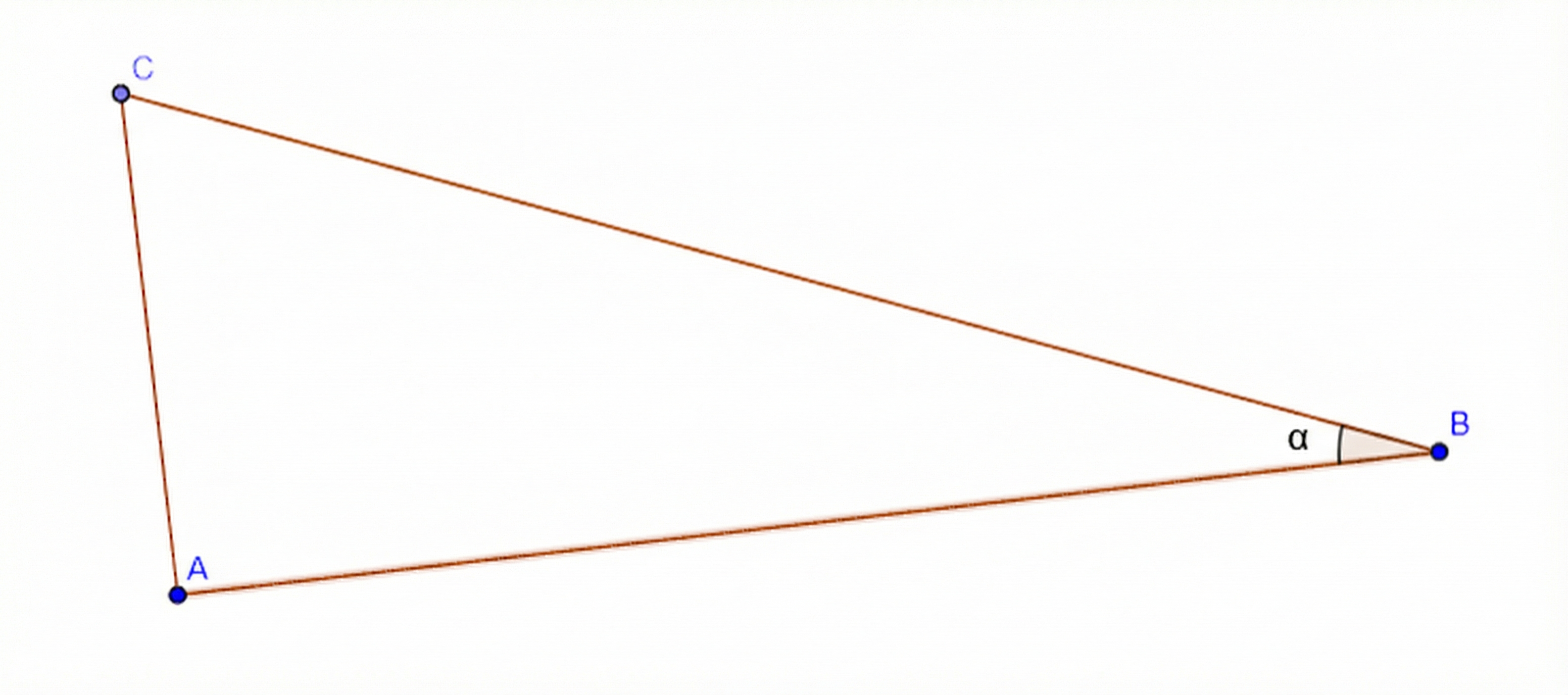 Triangle ABC rectangle en A